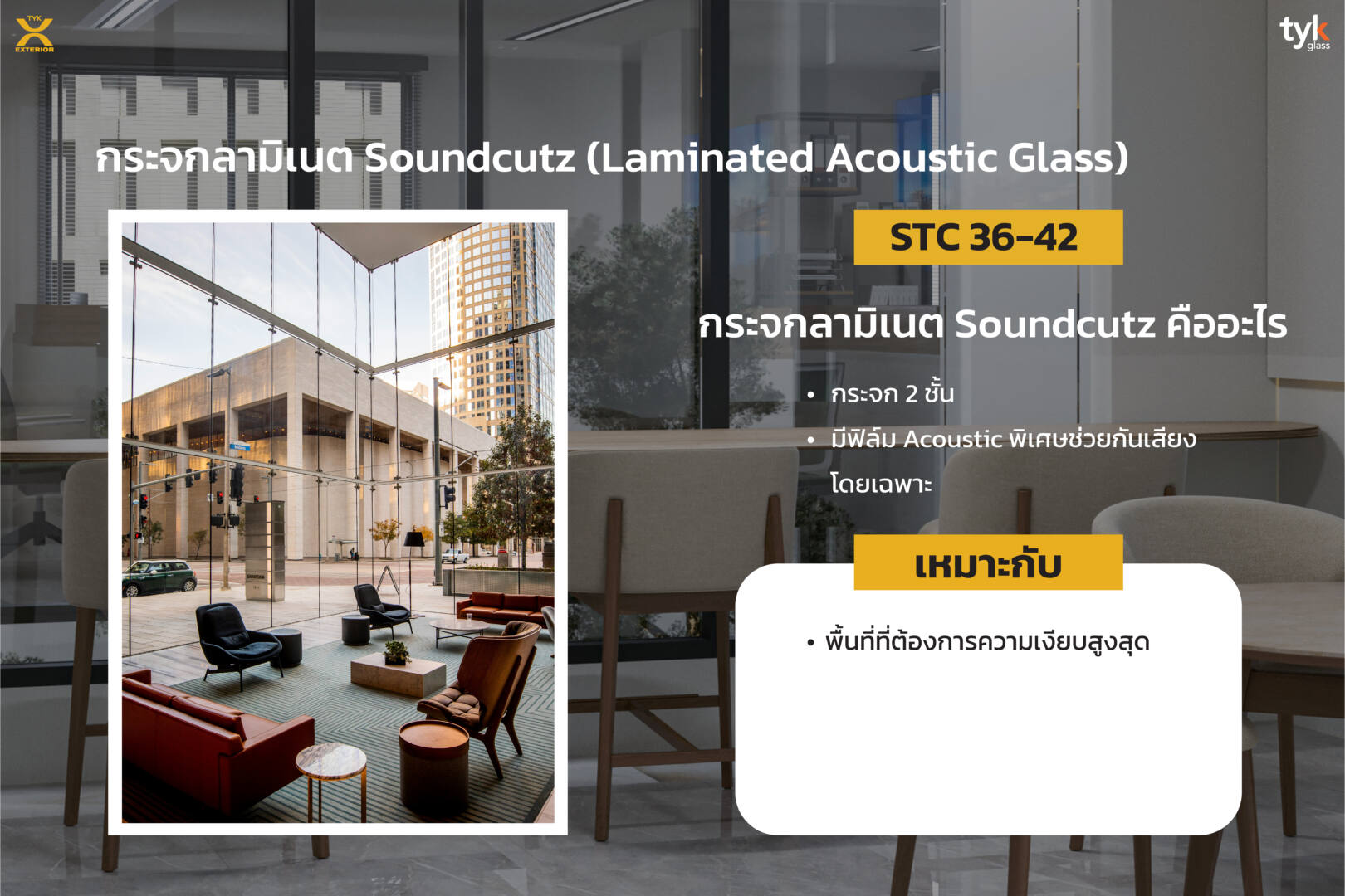 Laminated Acoustic Glass